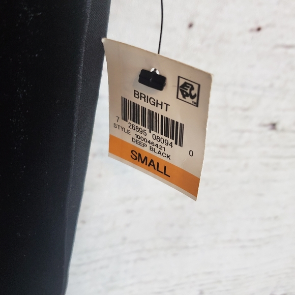 Black Leggings Faux Velvet Stretch Ankle Pants - Picture 6 of 6